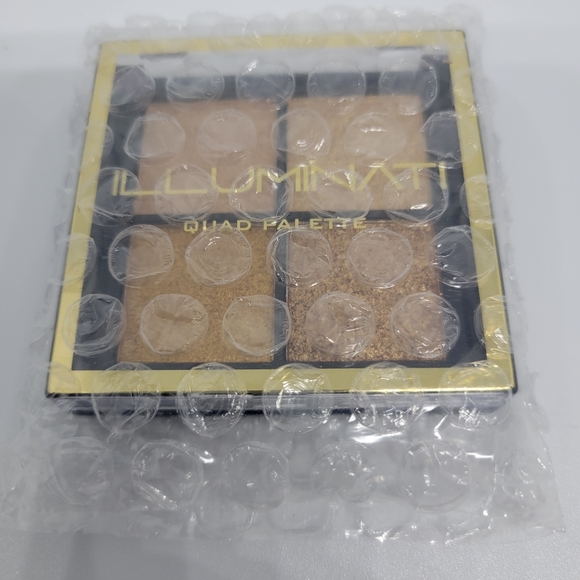 ✨️HP✨ Illuminati Quad Palette Eyeshadow Golden Rule Brand New High Pigments - Picture 12 of 12